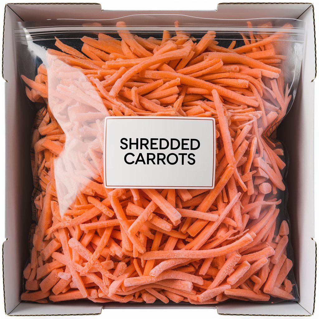 Frozen Shredded Carrots